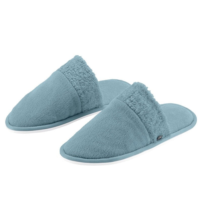 Abyss Habidecor Comfy Slippers Large - 40/43 Atlantic 309 at FIG LINENS AND HOME 4