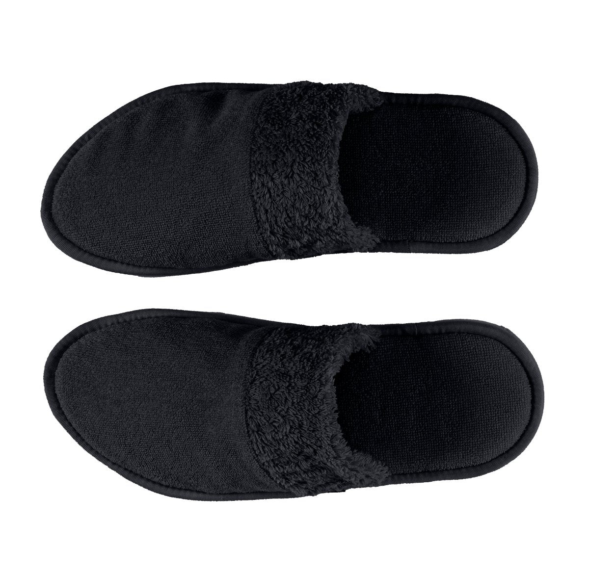 Abyss Habidecor Comfy Slippers Large - 40/43 Black 990 at FIG LINENS AND HOME 9