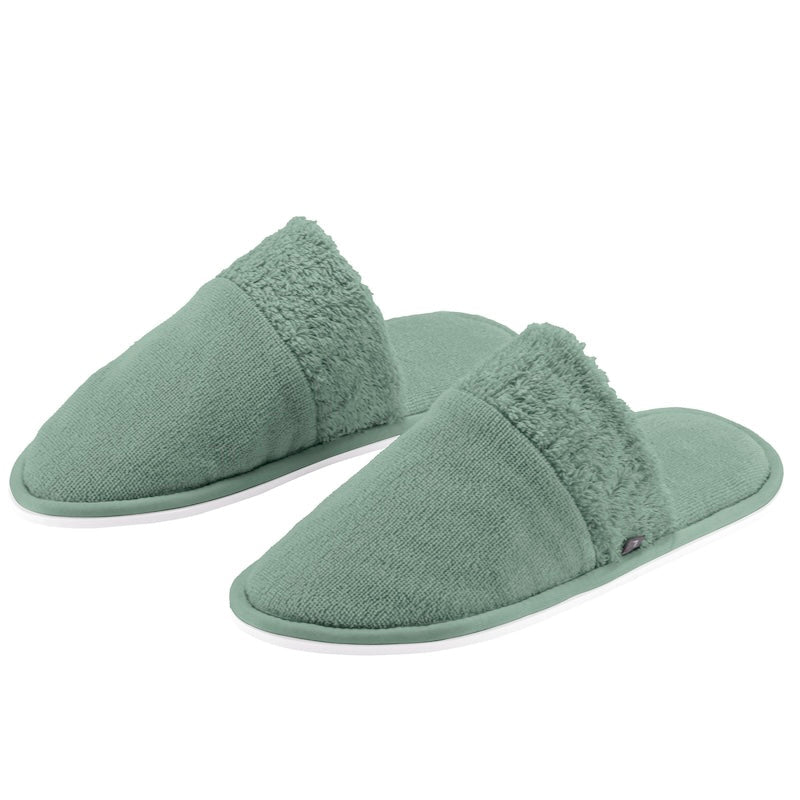 Abyss Habidecor Comfy Slippers Large - 40/43 Cloud 950 at FIG LINENS AND HOME 13