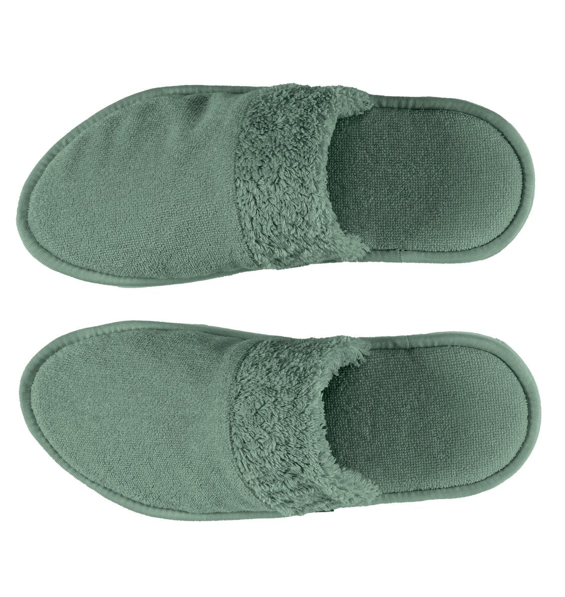 Abyss Habidecor Comfy Slippers Large - 40/43 Evergreen 280 at FIG LINENS AND HOME 18