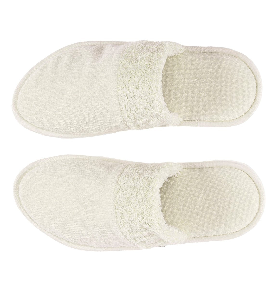 Abyss Habidecor Comfy Slippers Large - 40/43 Ivory 103 at FIG LINENS AND HOME 19