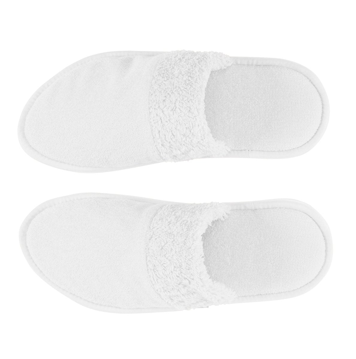 Abyss Habidecor Comfy Slippers Large - 40/43 White 100 at FIG LINENS AND HOME 23