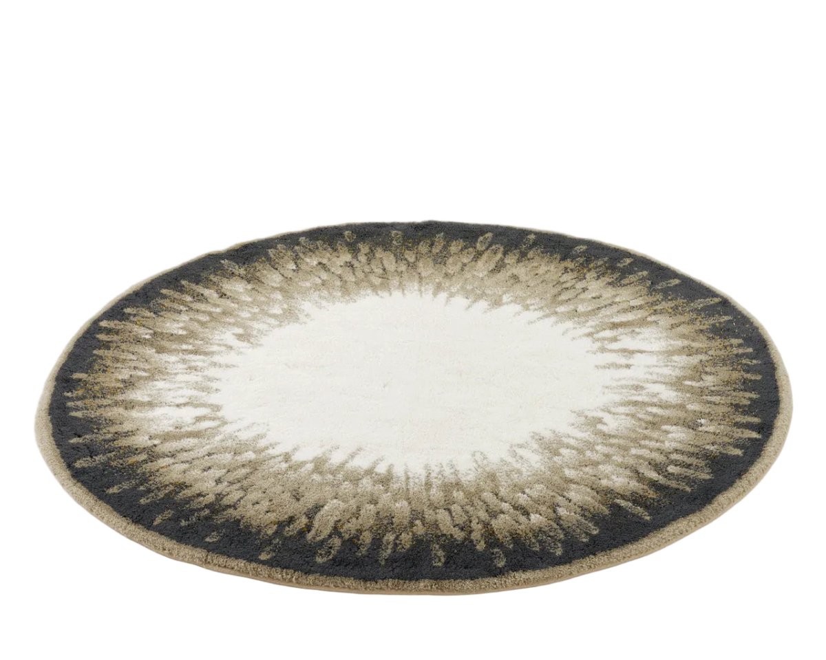 Atom Bath Rug 35X43 Taupe 711 by Abyss Habidecor at Fig Linens and Home - Bathroom Rug View 2