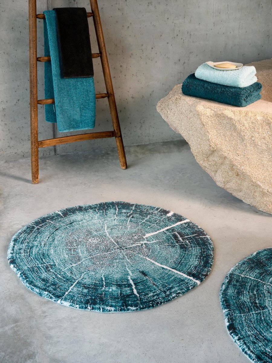 Abyss Bath Rug - Fossile Dragonfly 325 Bathroom Rug by Abyss Habidecor at Fig Linens and Home