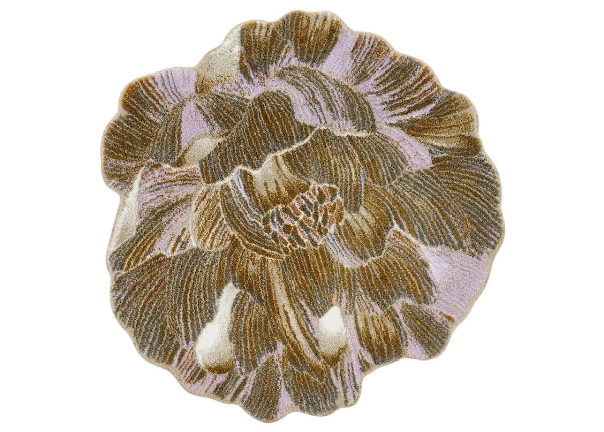 Golda 39" Diameter Gold 800 Abyss Bath Rug 39" Diameter Gold 800 at FIG LINENS AND HOME 8
