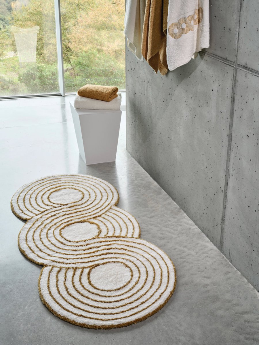 Infinity Bath Rug 27X63 Gold 800 by Abyss Habidecor 27" x 63" Gold 800 at FIG LINENS AND HOME 1