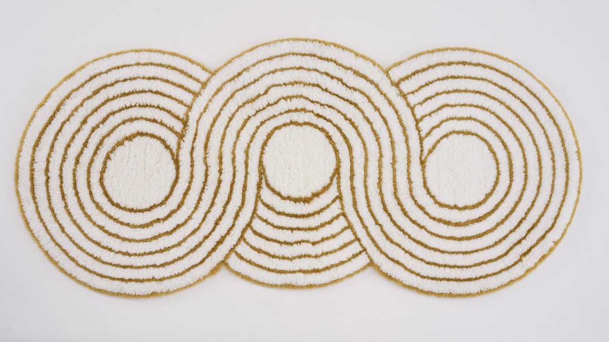 Infinity Bath Rug 27X63 Gold 800 by Abyss Habidecor 27" x 63" Gold 800 at FIG LINENS AND HOME 8