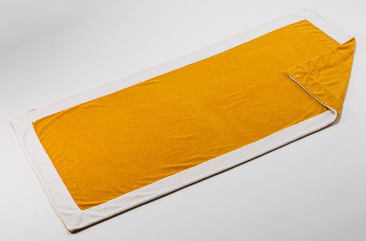 Portofino Beach Towel by Abyss and Habidecor Beach Towel 41" x 78" Curcuma 870 at FIG LINENS AND HOME 23