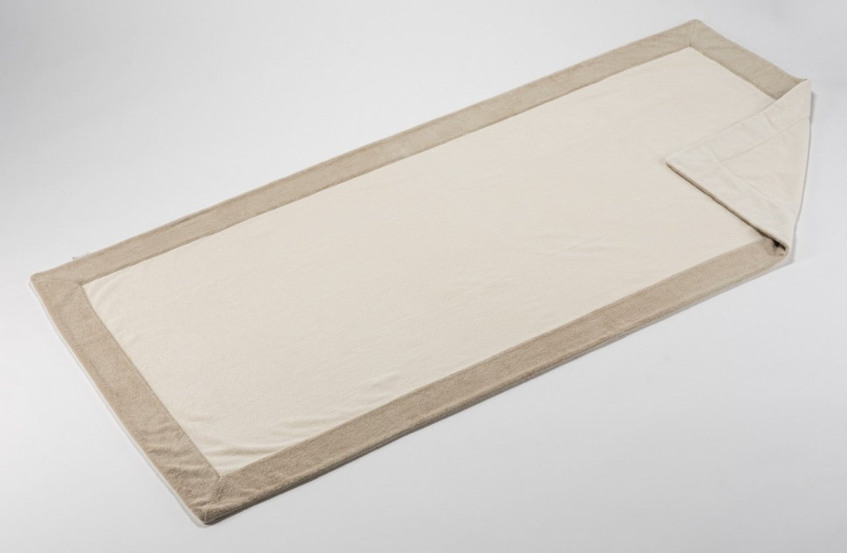 Portofino Beach Towel by Abyss and Habidecor Beach Towel 41" x 78" Ecru 101 at FIG LINENS AND HOME 26