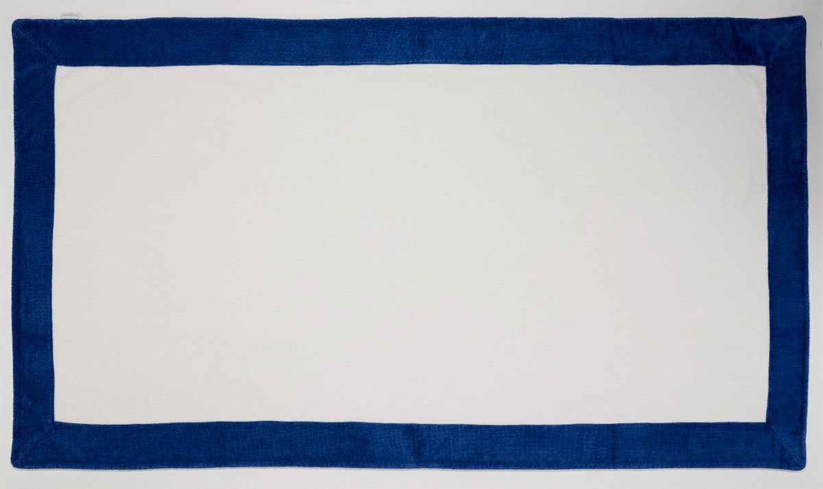 Portofino Beach Towel by Abyss and Habidecor Pillow 20" x 20" Lagoon 302 at FIG LINENS AND HOME 17