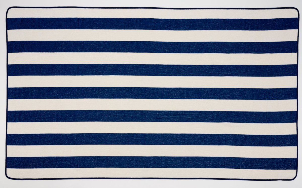 Prado Beach Towels by Abyss and Habidecor at Fig Linens and Home - Cadette Blue 332