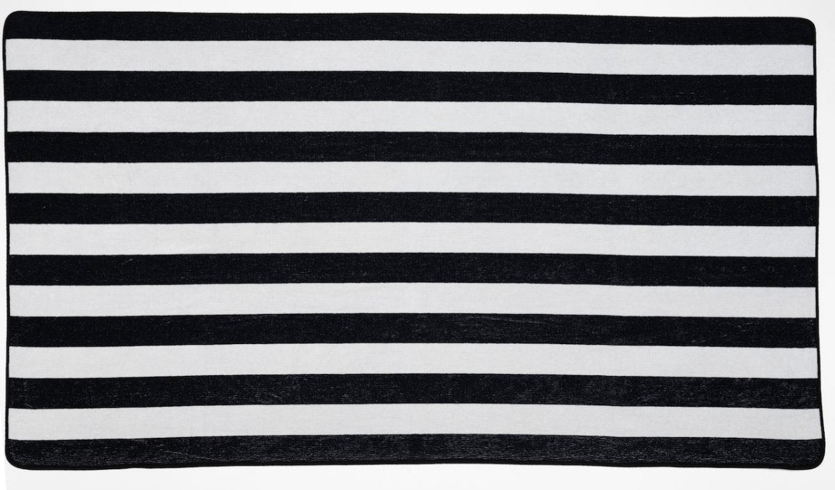 Prado Beach Towels by Abyss and Habidecor at Fig Linens and Home - Black 990