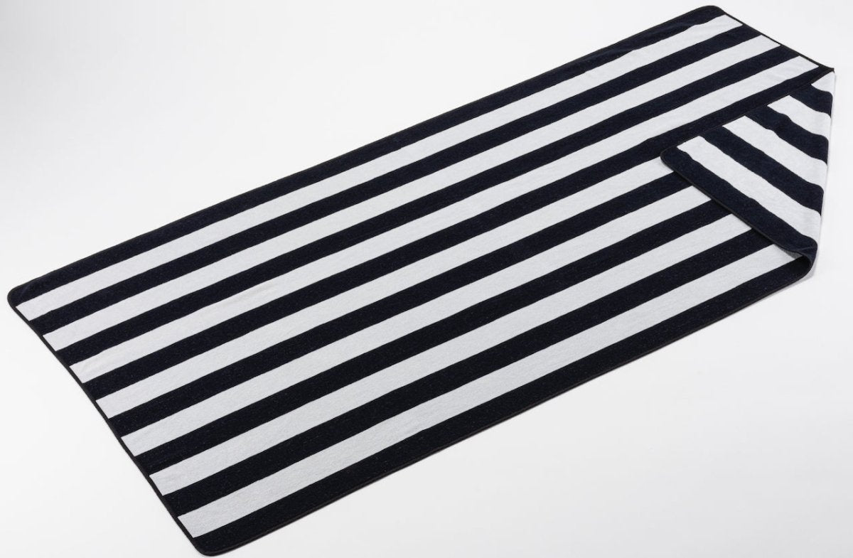 Prado Beach Towels by Abyss and Habidecor - Black 990 Pool Towel View 2