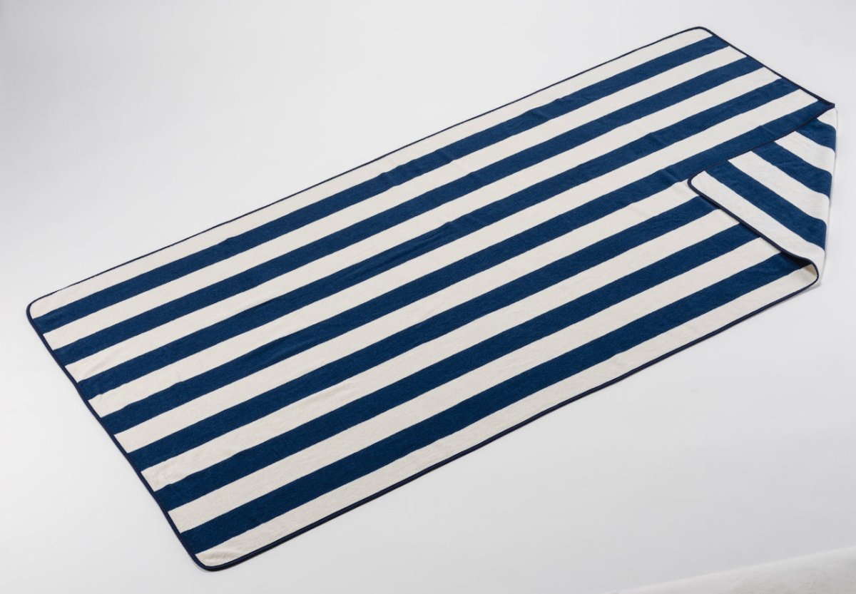 Prado Beach Towels by Abyss and Habidecor - Cadette Blue 332 Pool Towel View 2