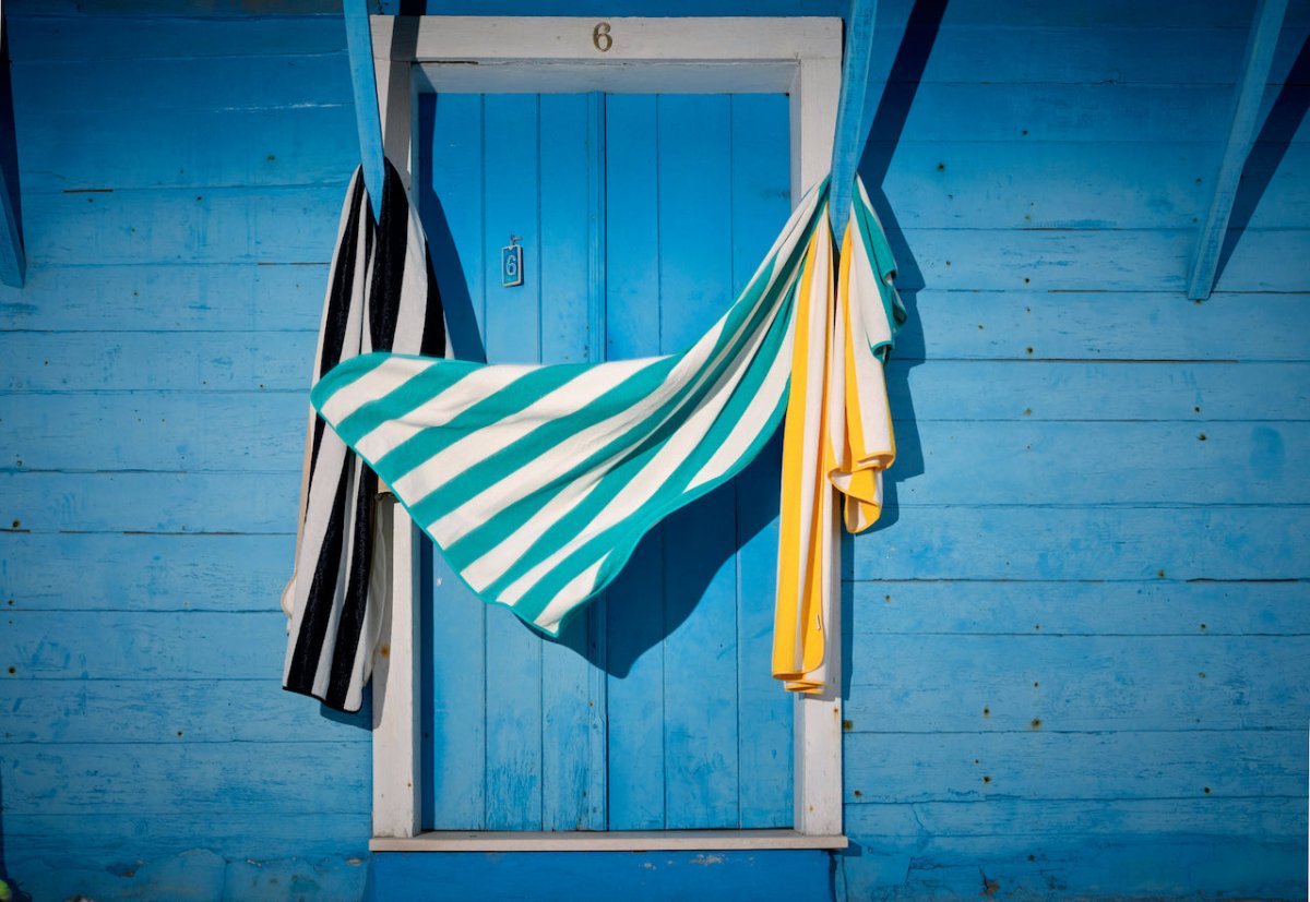 Prado Beach Towels by Abyss and Habidecor - Lifestyle at Fig Linens and Home View 10
