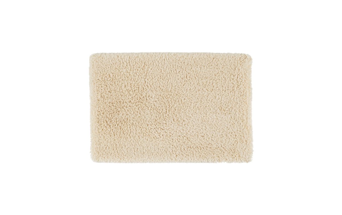 Abyss Habidecor Shag Rug 20x31 - Color 101 Naturel Ecru at Fig Linens and Home