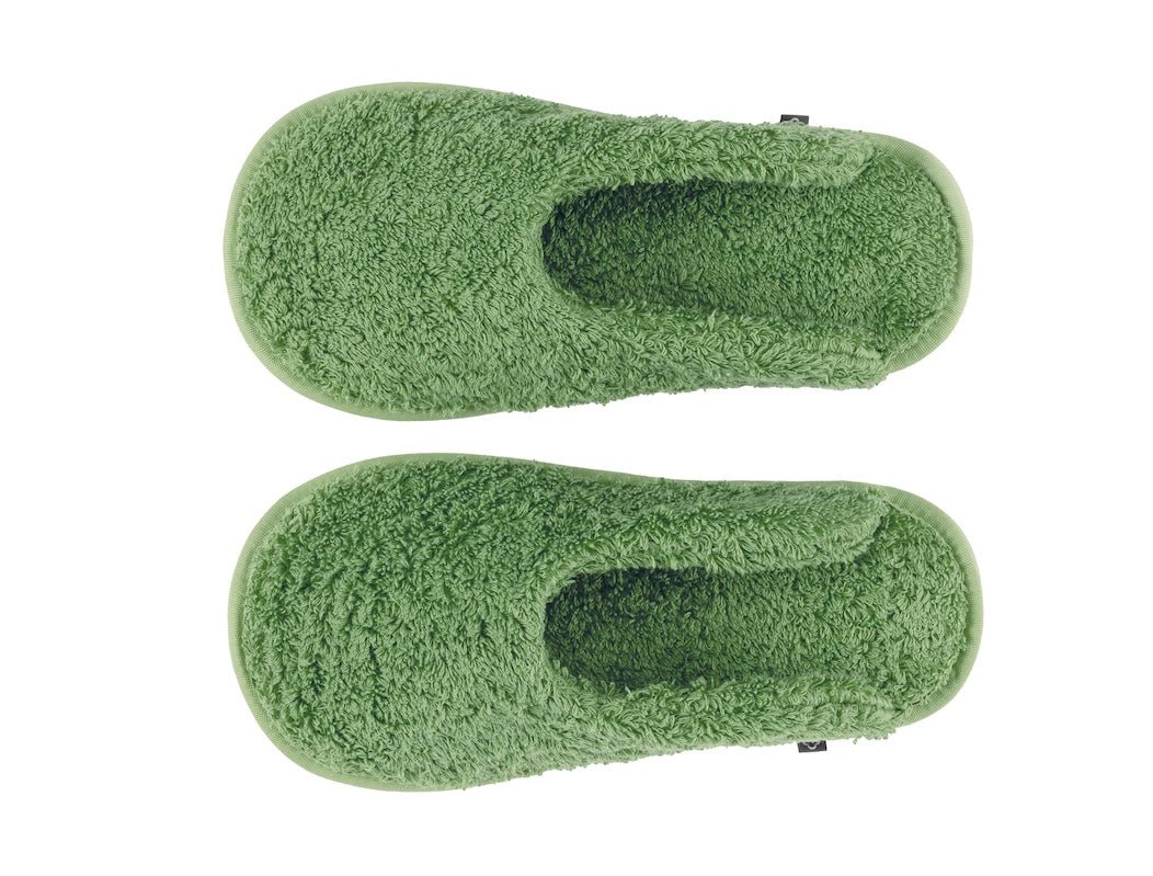 Abyss Super Pile Slippers - Forest 205 - House Shoes View 2 at Fig Linens and Home