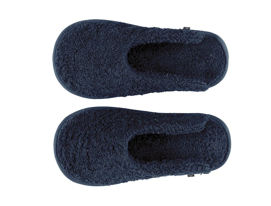 Abyss Super Pile Slippers - Navy Blue 314 - House Shoes View 1 at Fig Linens and Home