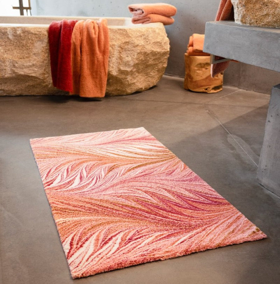 Sissy Rosette 515 Bath Rug by Abyss Habidecor at Fig Linens and Home - Lifestyle 1