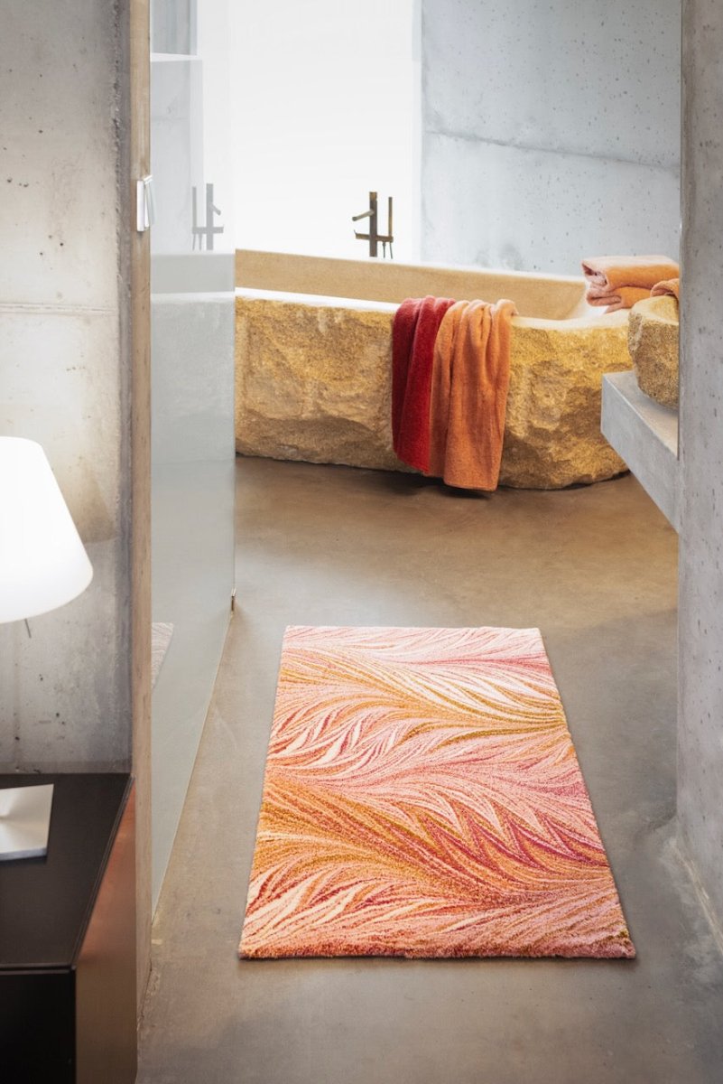 Sissy Rosette 515 Bath Rug by Abyss Habidecor at Fig Linens and Home - Lifestyle 2