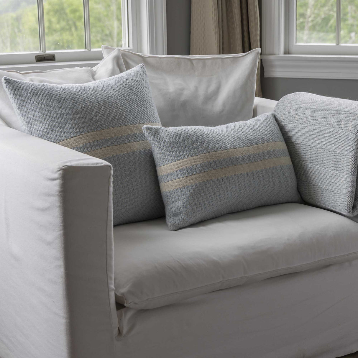 Big Sur Lumbar Pillow | Alicia Adams Alpaca at Fig Linens and Home