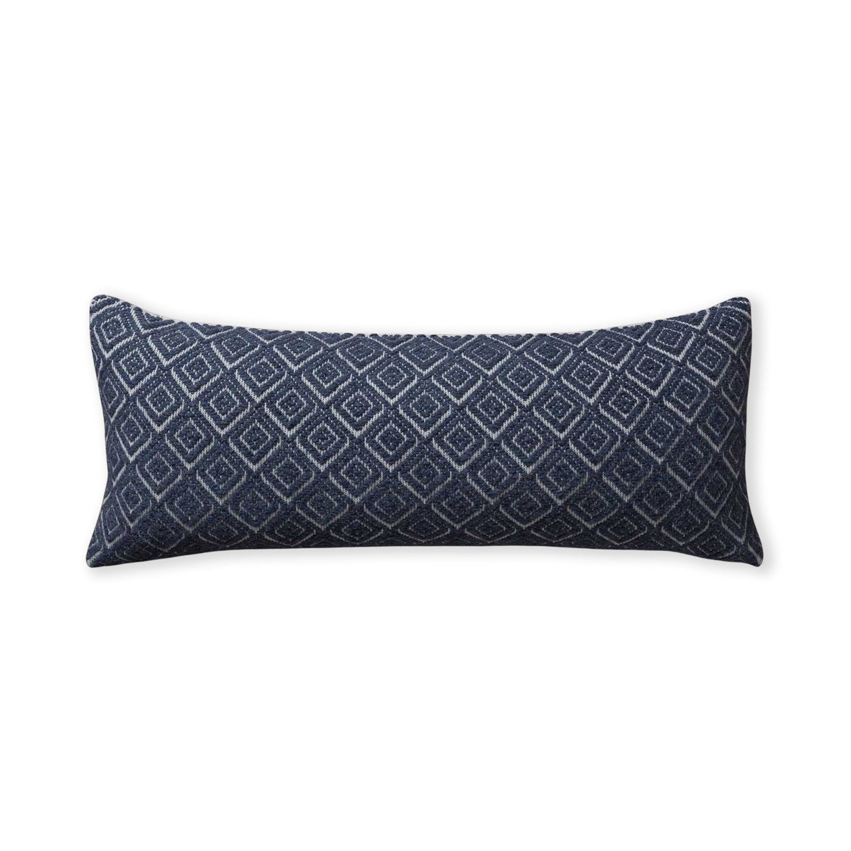 Mystic Long Lumbar Pillow in Ivory / Blue | Alicia Adams Alpaca at Fig Linens and Home