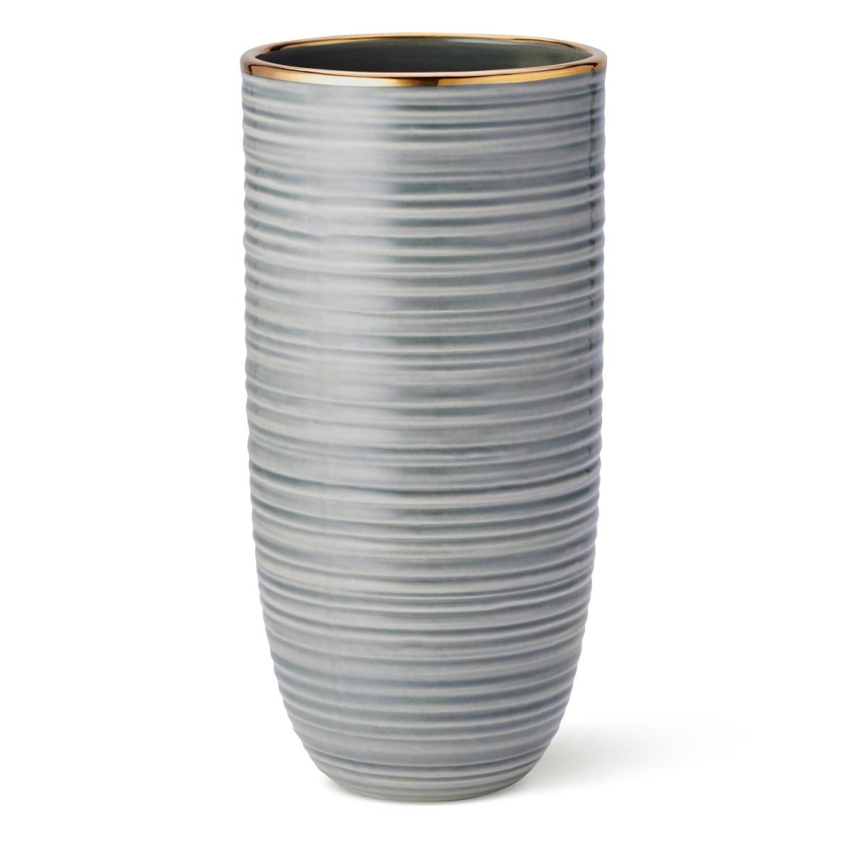 Calinda Tall Vase in Shadow by AERIN at Fig Linens and Home