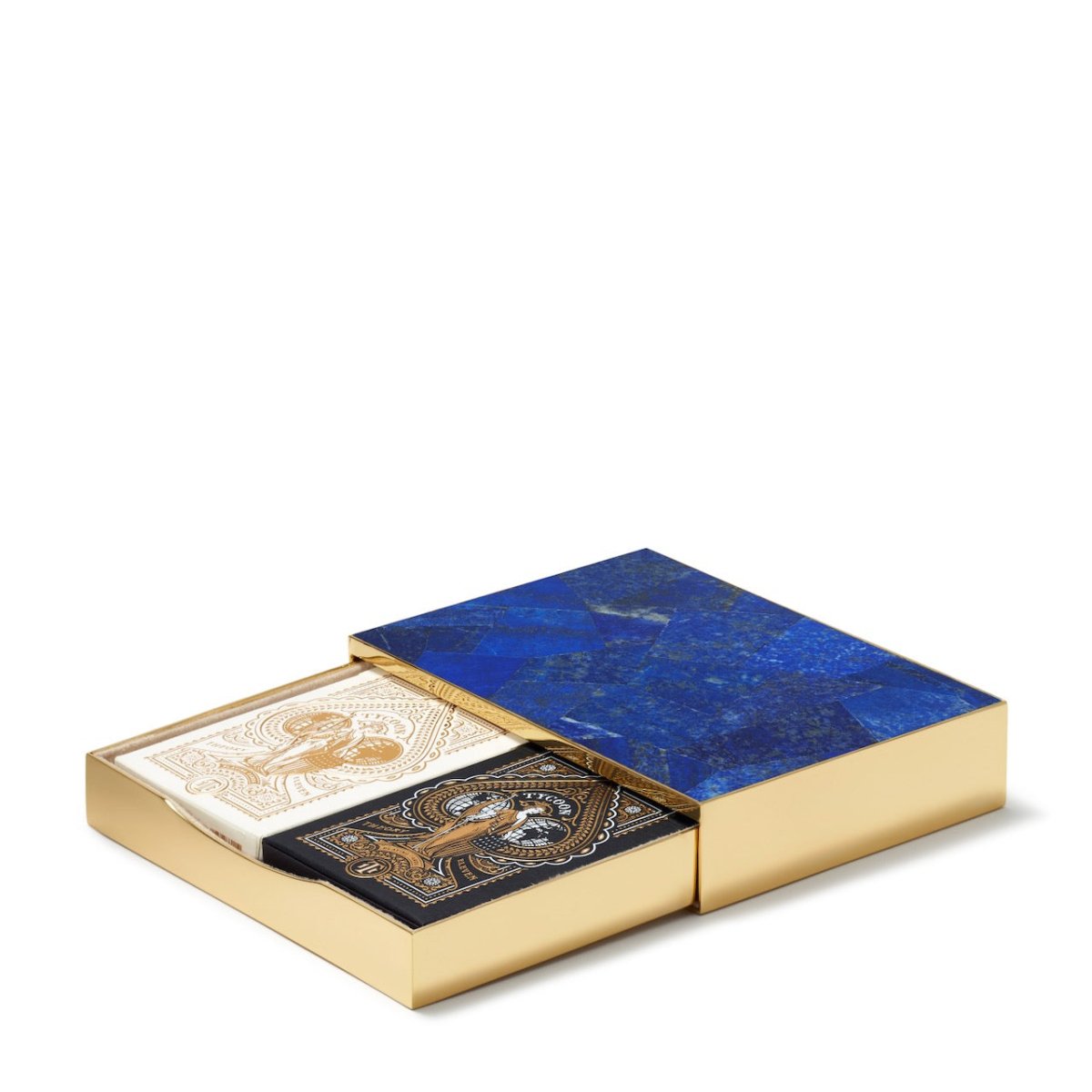 Cassiel Mosaic Card Set in Lapis by AERIN - View 3 at Fig Linens and Home
