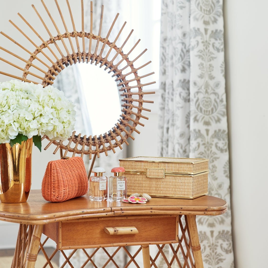 Colette Cane Jewelry Box by AERIN - Lifestyle View 2 at Fig Linens and Home