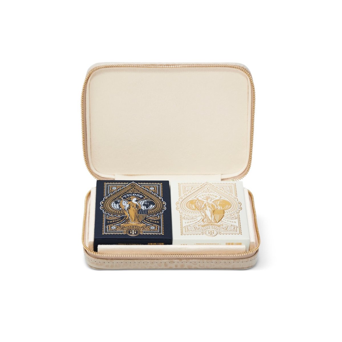 Enzo Travel Card Set in Fawn by AERIN at Fig Linens and Home 3
