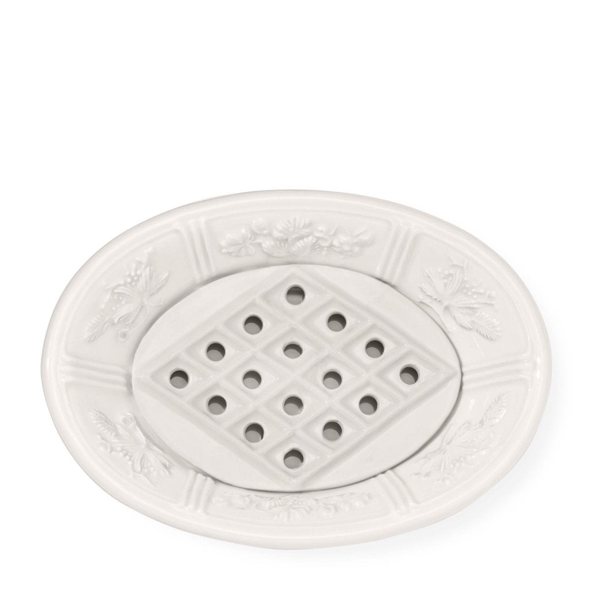 Top view of AERIN Josepha soap holder – elegant bathroom decor at Fig Linens and Home