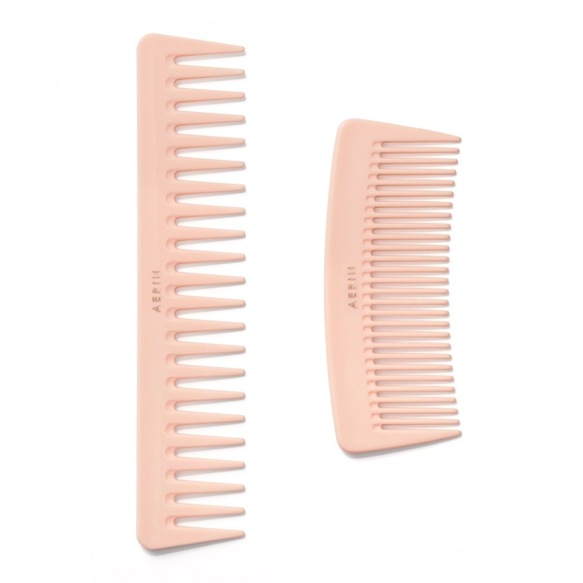Large Pink Pastel Comb by AERIN shown with Smaller Hair Comb at Fig Linens and Home
