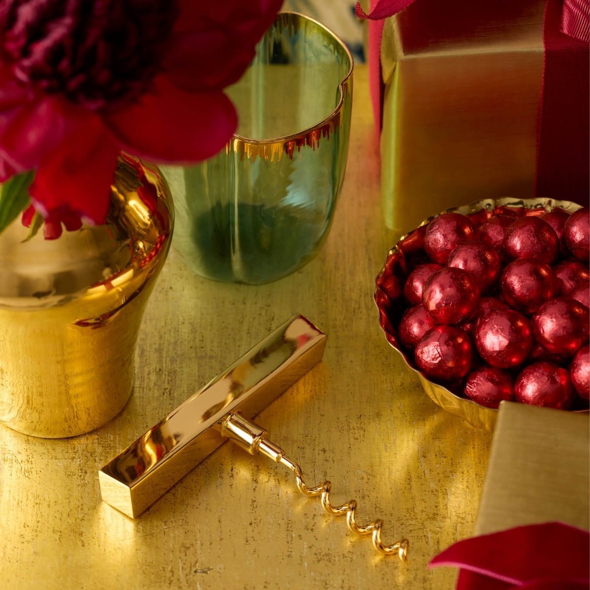 Leon Corkscrew by AERIN | Brassplated Barware at Fig Linens and Home 2
