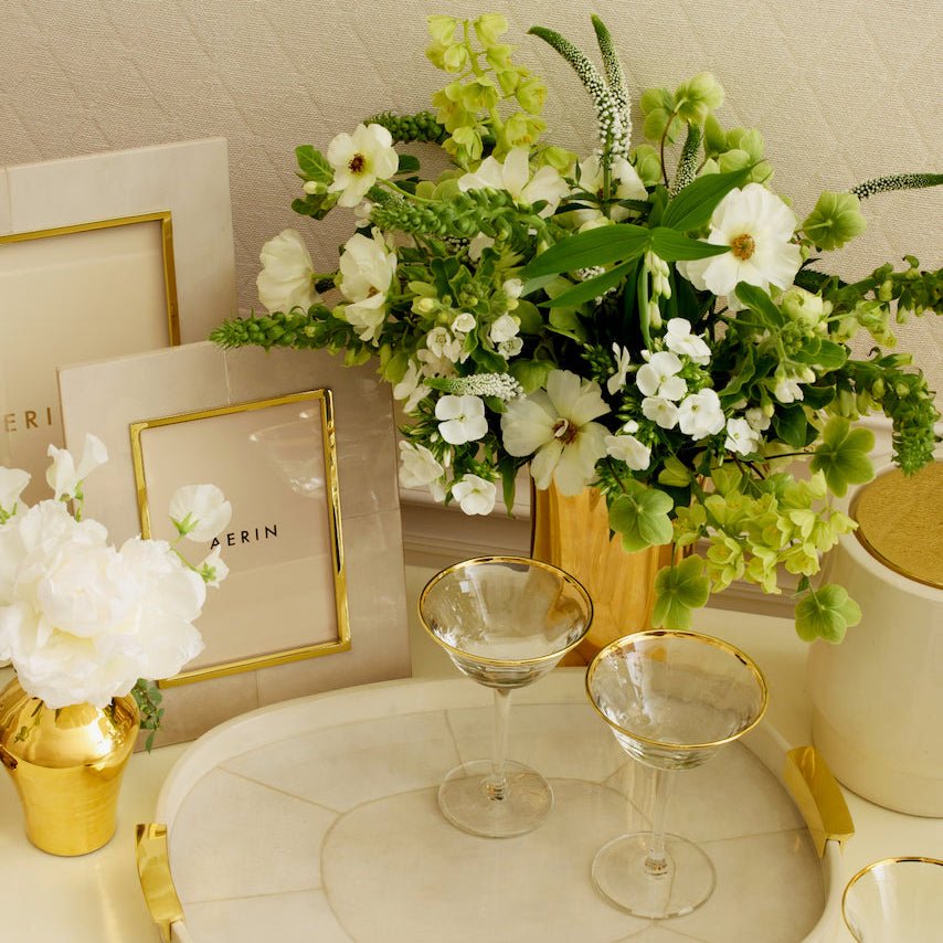 Livio Parchment Frame 5x7 by AERIN at Fig Linens and Home - View 3