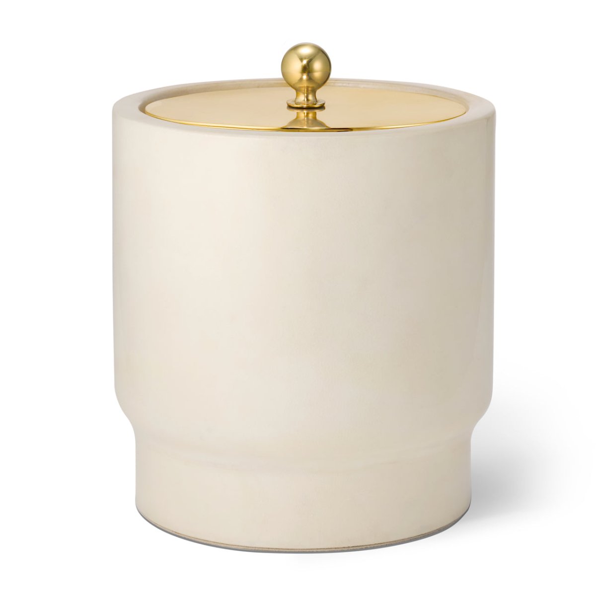 Livio Parchment Ice Bucket by AERIN at Fig Linens and Home 1