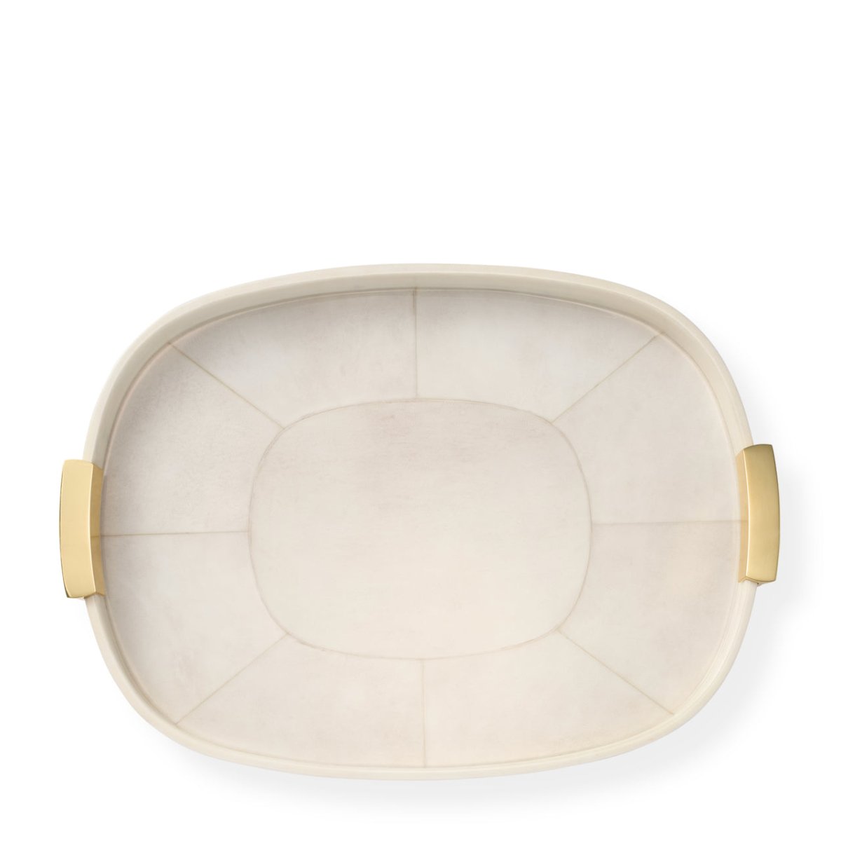 Livio Parchment Serving Tray by AERIN at Fig Linens and Home - View 2