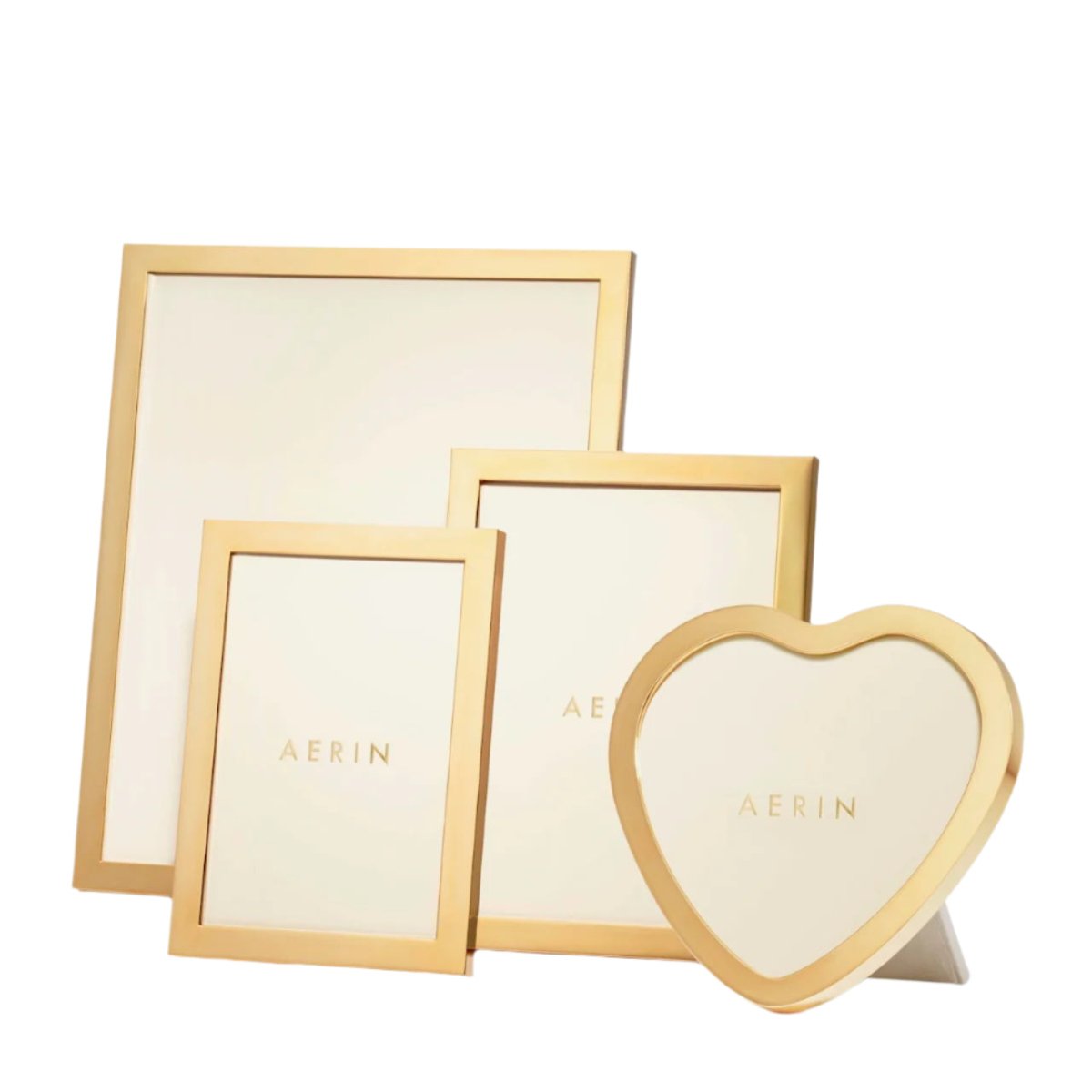 Martin Heart Frame by AERIN - Heart-shaped gold-tone picture frame 3