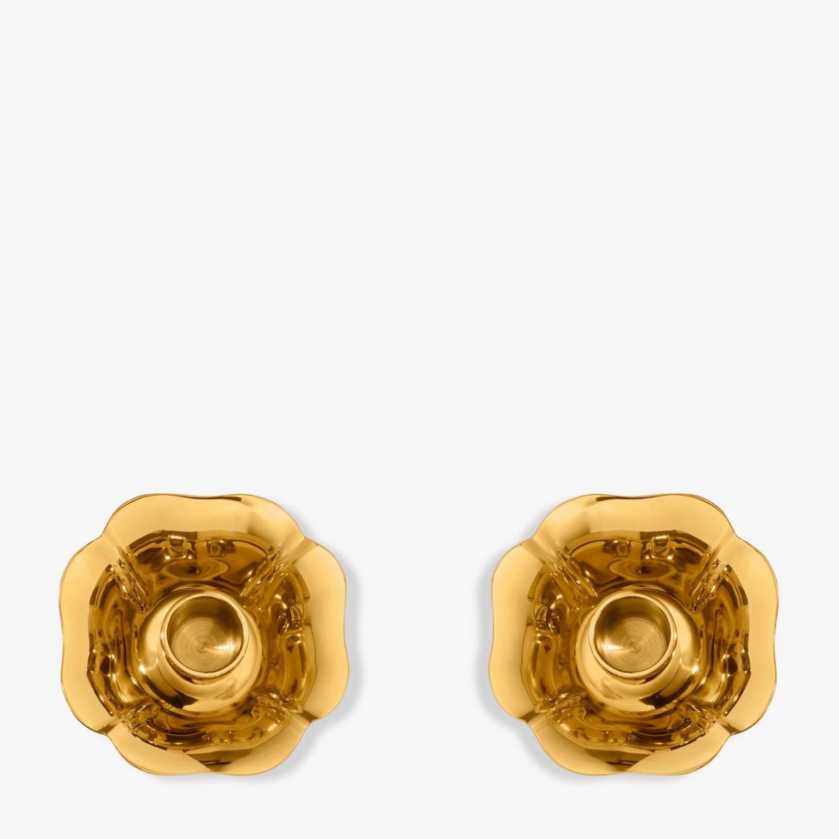 Olivia Taper Candleholders Set of 2 by AERIN - View from Top at Fig Linens and Home