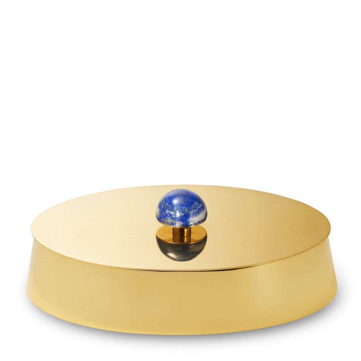 Ornella Brass Box in Lapis by AERIN at Fig Linens and Home 1