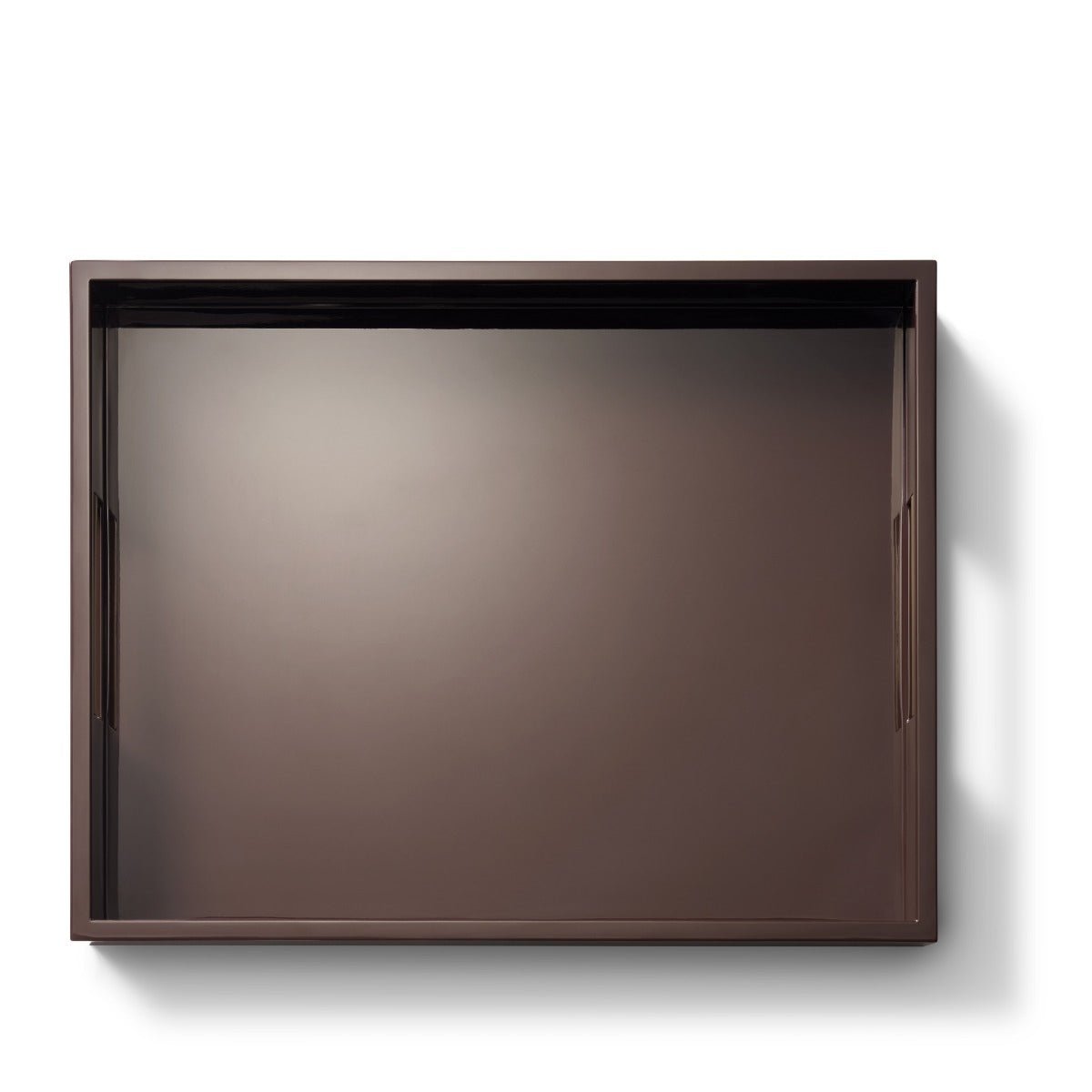Piero Lacquer Tray in Chocolate by AERIN at Fig Linens and Home 2