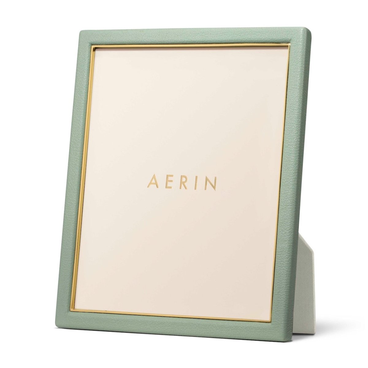 Piero Leather Frame in Eucalyptus for 8x10 Photo by AERIN at Fig Linens and Home - View 2