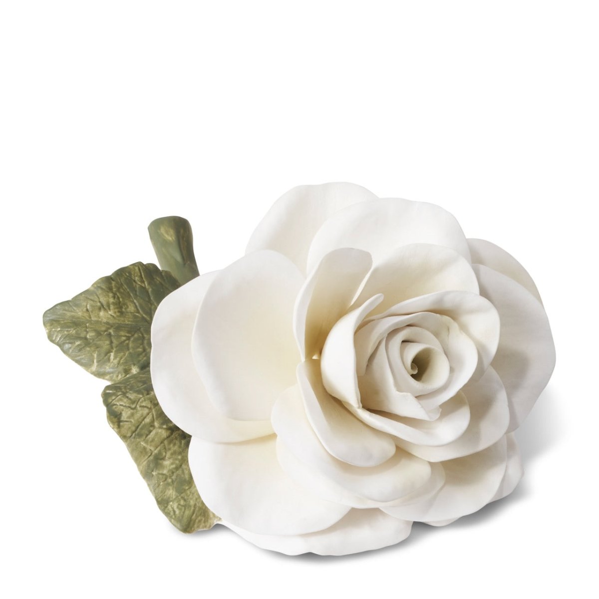 Porcelain Rose in Cream by AERIN at Fig Linens and Home - Decorative Figurine View 1