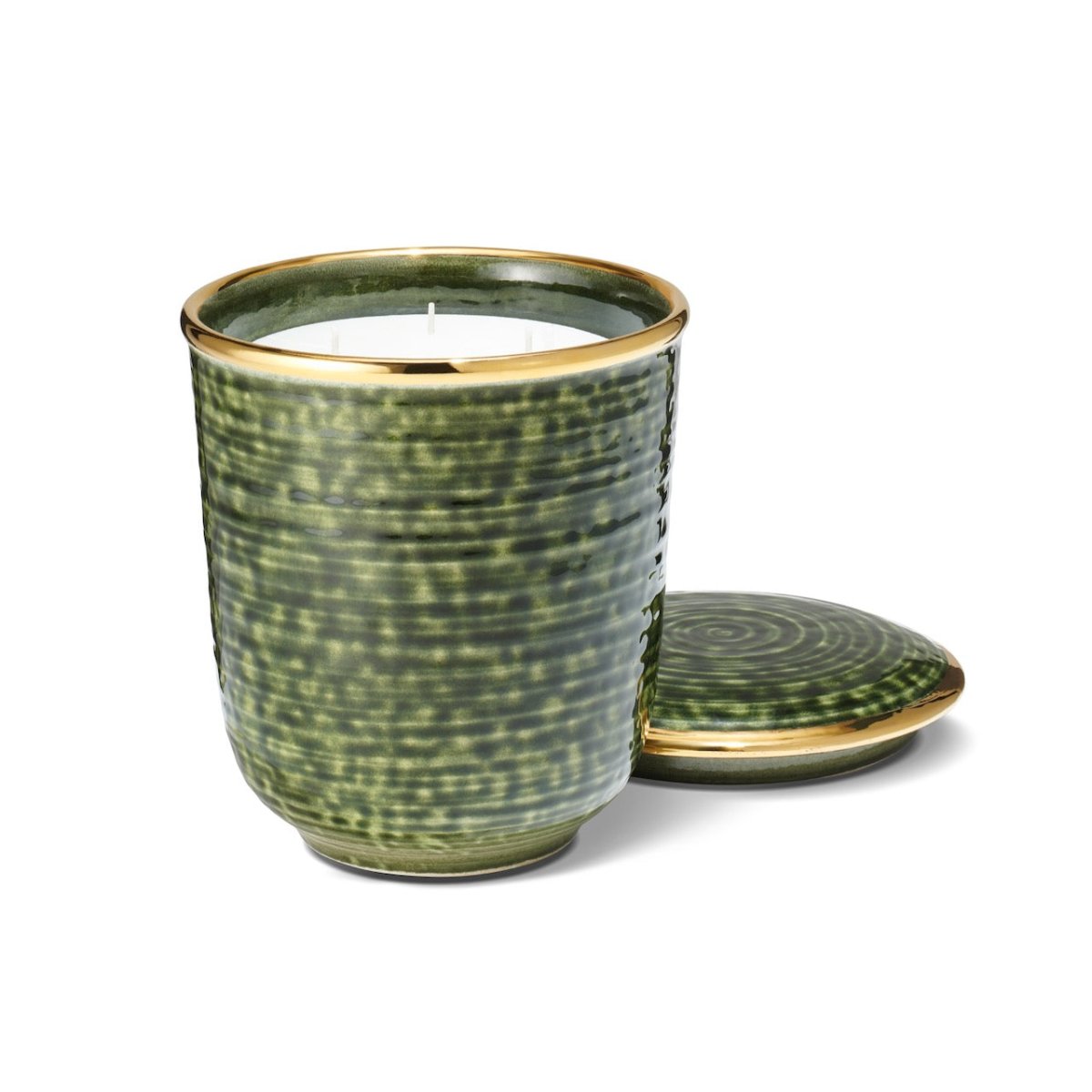 AERIN Savoy Candle Nendaz Cypress | 25oz Large Candle Burns 64 Hours at Fig Linens and Home 3