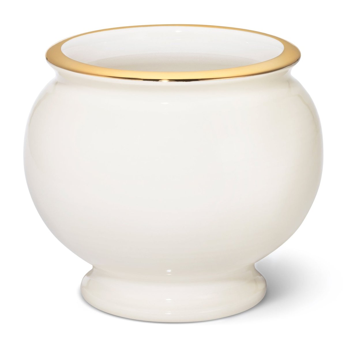 Siena Cachepot in Cream by AERIN | Vases at Fig LInens and Home