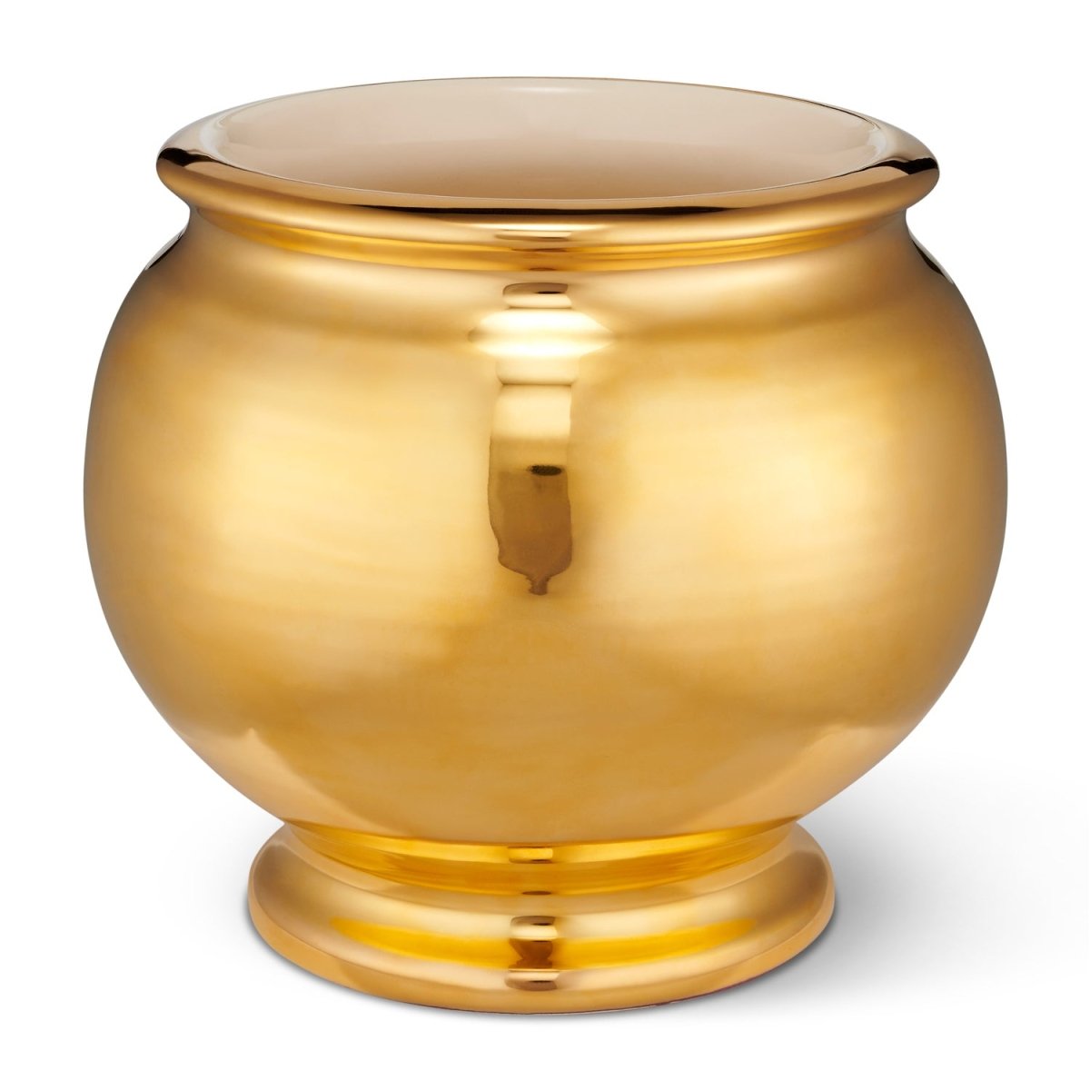 Siena Cachepot in Gold by AERIN | Vases at Fig Linens and Home