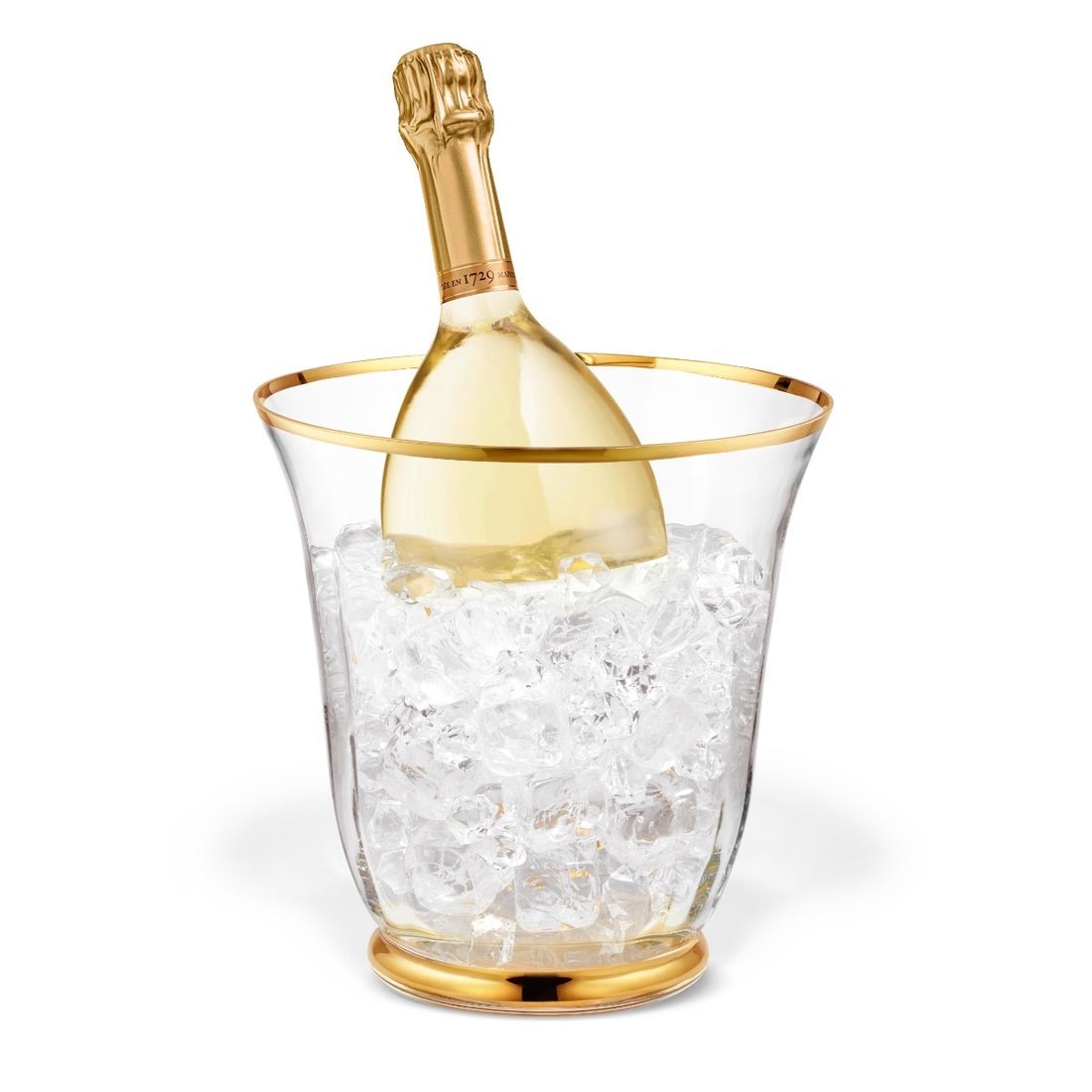 Sophia Crystal Champagne Bucket by AERIN - Lifestyle Photo at Fig Linens and Home