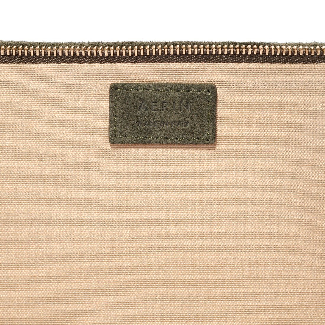 Suede Pouch Loden by AERIN 10"l x 7"h Loden at FIG LINENS AND HOME 4