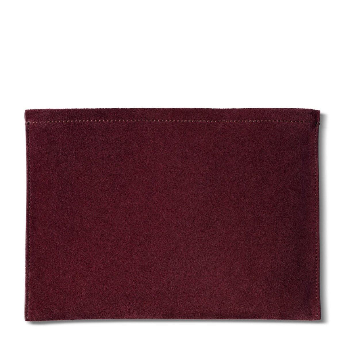 Suede Pouch Ruby by AERIN at Fig Linens and Home - View 2