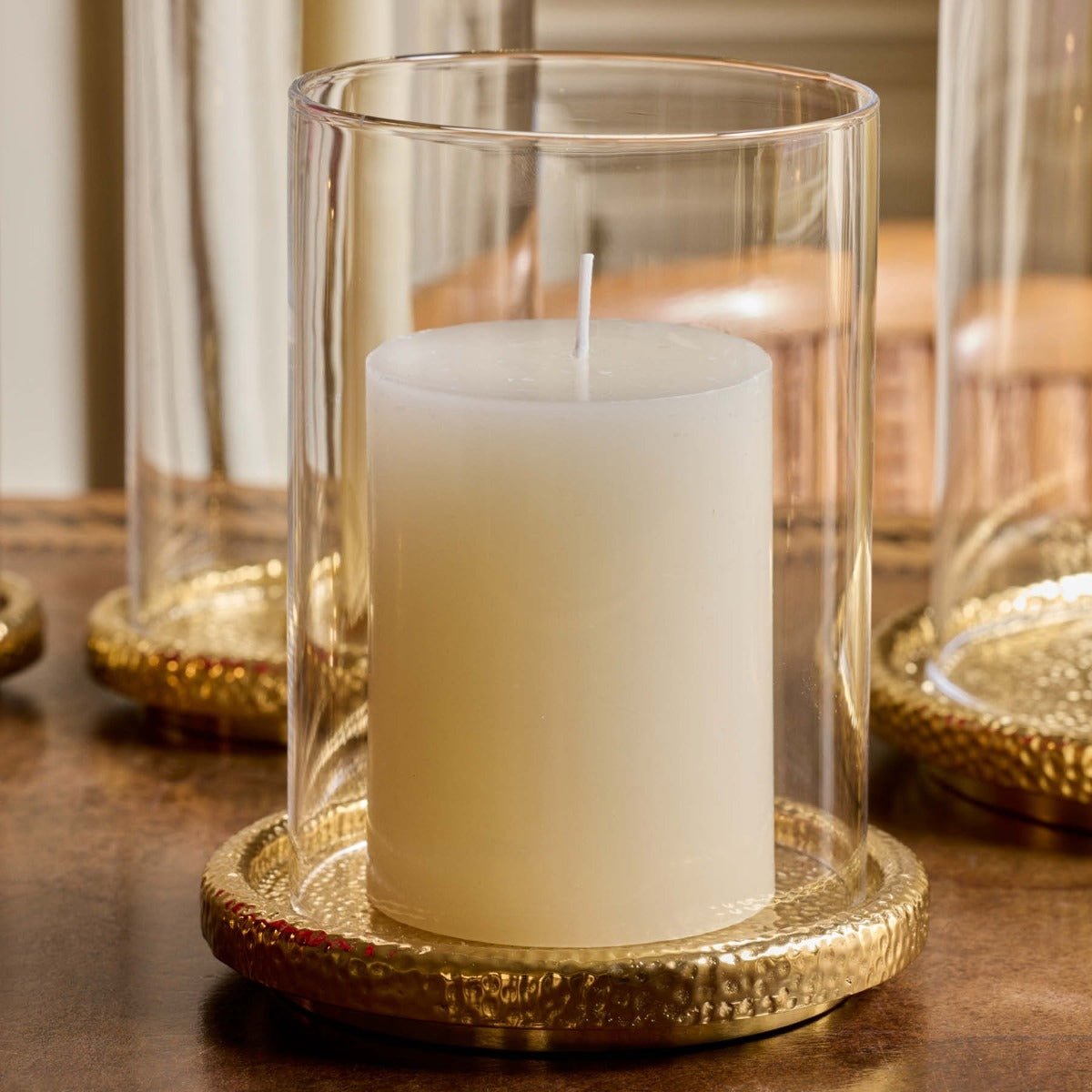 Tulln Mini Hurricane by AERIN | Lifestyle view of Candle Holder 1