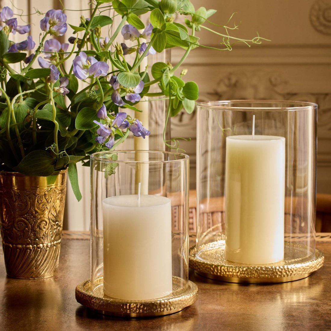 Tulln Mini Hurricane by AERIN | Lifestyle view of Candle Holder 6